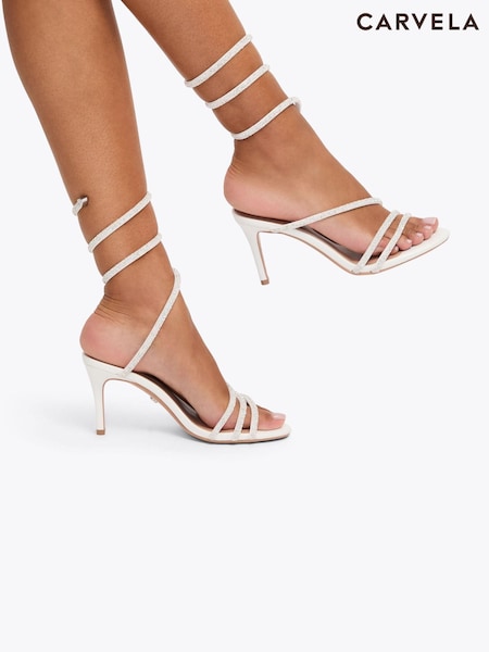 Carvela Pink Spiral 80 Sandals (F76143) | £139
