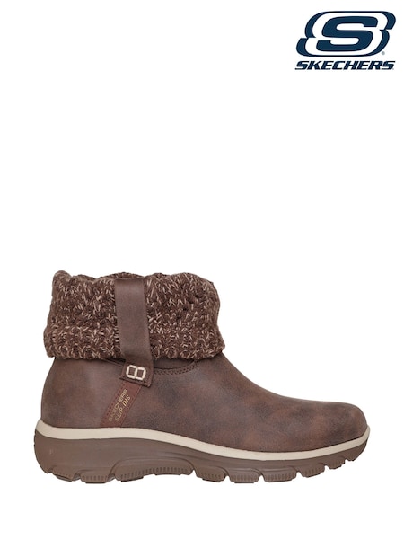 Skechers Brown Slip Ins Easy Going Cosy Weather Boots (F76183) | £79