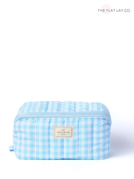 The Flat Lay Co. Marshmallow Open Flat Box Makeup Bag (F76229) | £25