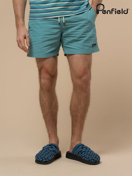 Penfield Blue Mens Packable Shorts (F76259) | £45