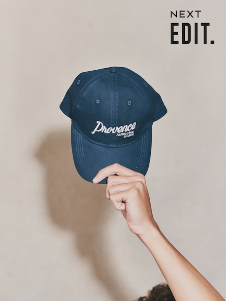 Navy Blue Edit Cap (F76437) | £16