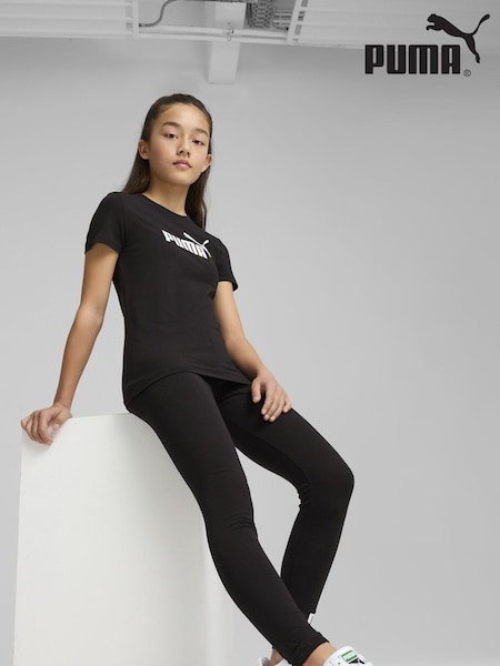 Puma Black Boys ESS No. 1 Logo Leggings (F76515) | £18