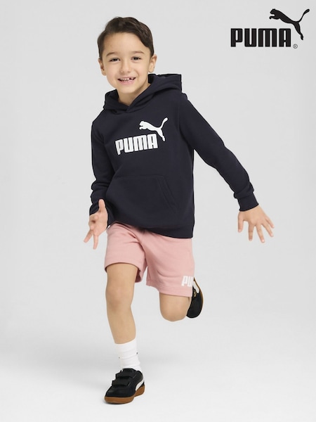 Puma Blue Kids ESS No. 1 Logo Fleece Hoodie (F76564) | £25
