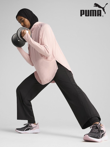Puma Pink Womens Modest Hoodie (F76573) | £50