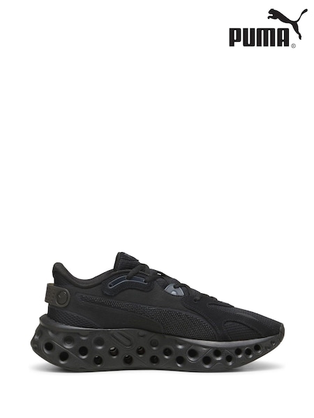 Puma Black Softride Frequence Running Shoes (F76596) | £70