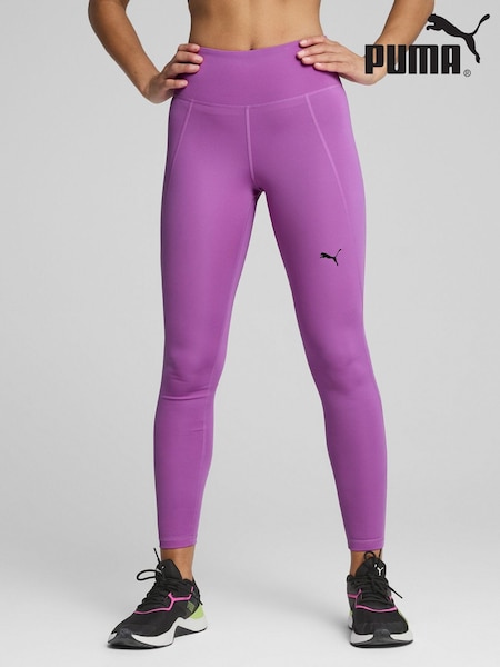 Puma Purple Womens Tad Essentials Tights Sports Leggings (F76607) | £35
