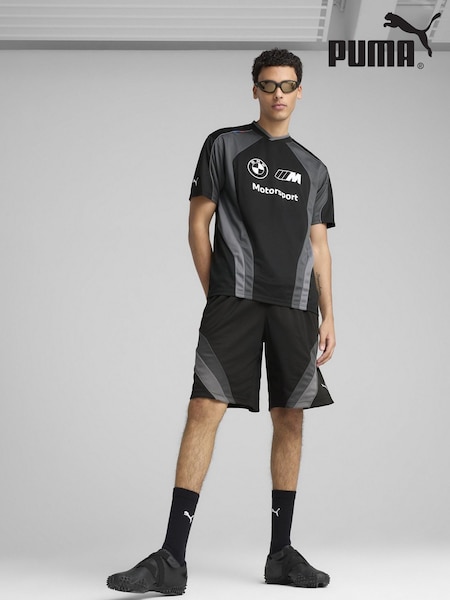 Puma Black Mens BMW M Motorsport Lifestyle Jersey (F76635) | £55