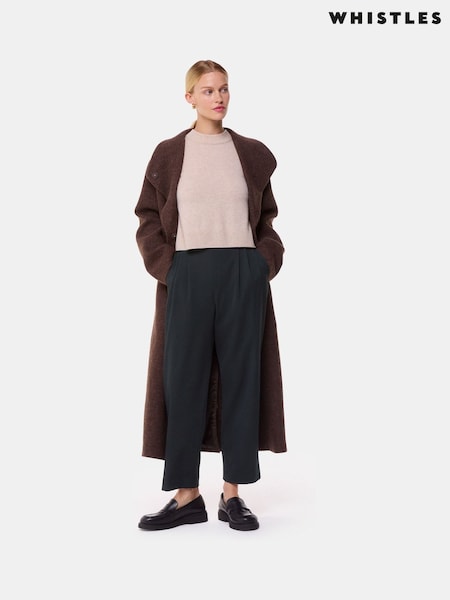 Whistles Black Matilda Tapered Trousers (F76790) | £99