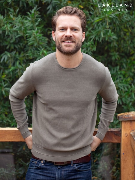 Lakeland Clothing Catbells 100% Cotton Crew Neck Jumper (F76886) | £45