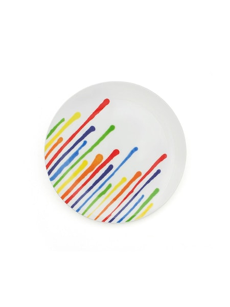 Pure Prue mixed Inky Drips Side Plates Set of 2 (F77009) | £36