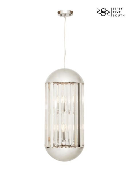 Fifty Five South Chrome Kensington Townhouse 6 Bulb Pendant Ceiling Light (F77047) | £500