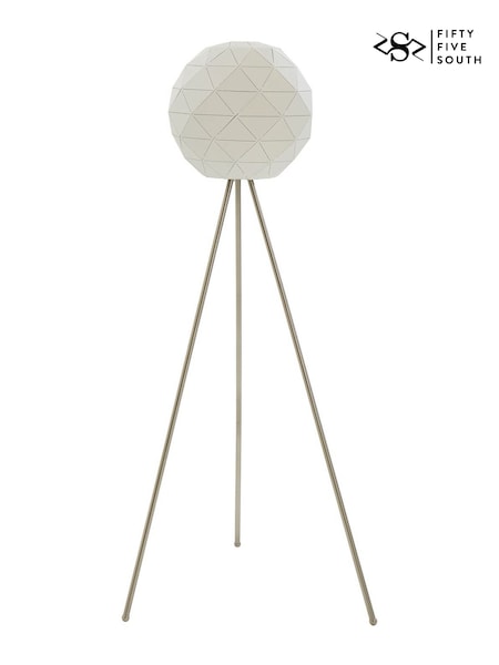 Fifty Five South White Mateo Floor Lamp (F77049) | £225