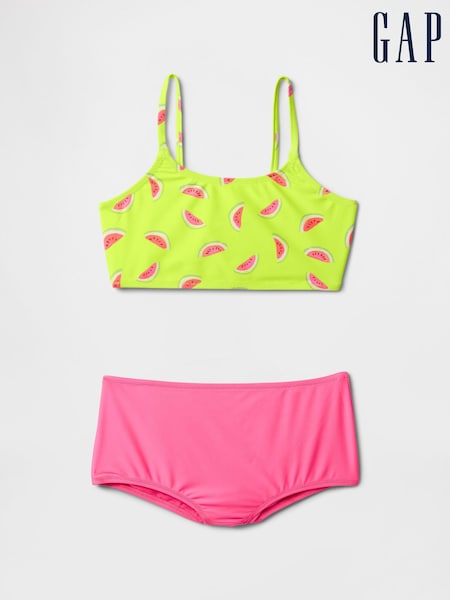 Gap Yellow & Pink Watermelon Two Piece Swimsuit (4-13yrs) (F77145) | £25