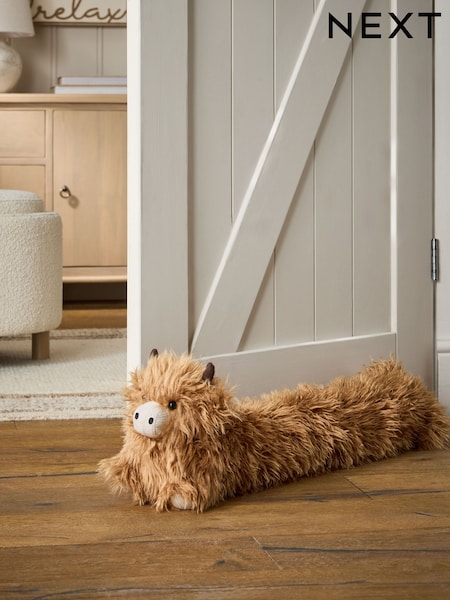 Brown Hamish the Highland Cow Draught Excluder (F77200) | £34
