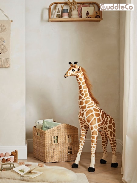 Cuddleco Yellow Small Standing Giraffe Stuffed Animal (F77287) | £50