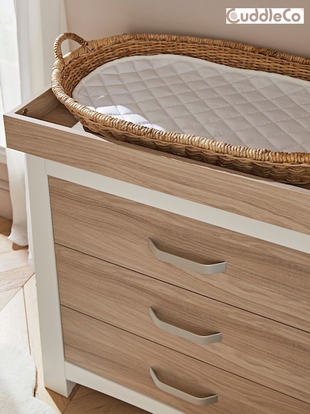 Cuddleco Rattan Musa Rattan Changing Basket & Liner (F77294) | £59