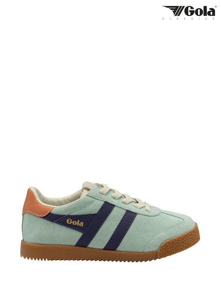 Gola Blue Kids Elan Suede Lace-Up Trainers (F77317) | £55