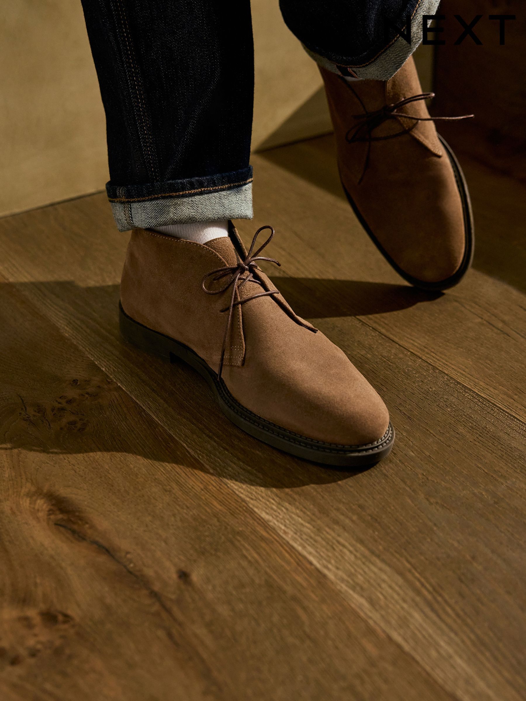 mens suede chukka boots