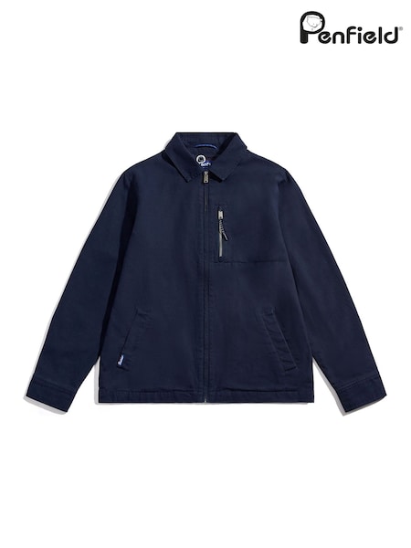 Penfield Blue Mens Harwich Jacket (F77572) | £125