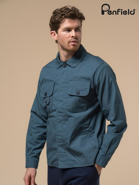 Penfield Blue Mens Quincy Jacket (F77578) | £125