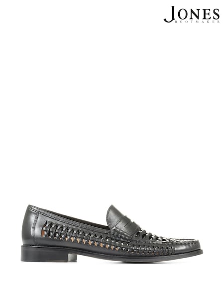 Jones Bootmaker Riverside Woven Leather Loafers (F77770) | £89