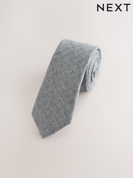 Grey Textured Tie (F77834) | £14