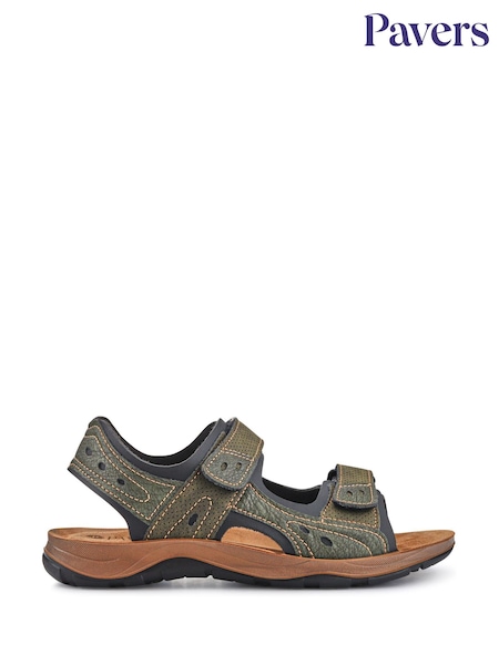 Pavers khaki Gents Casual Sandals (F77920) | £35