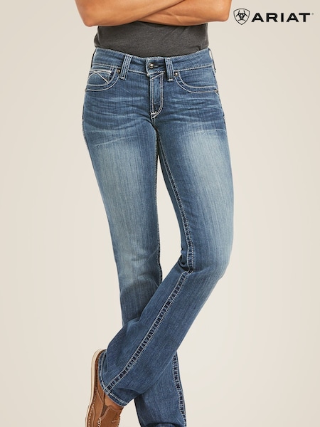 Ariat Blue Real Straight Icon Jeans (F78045) | £85