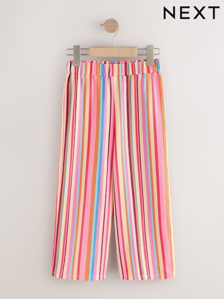 Multi Stripe Wide Leg Trousers (3-16yrs) (F78249) | £12 - £17