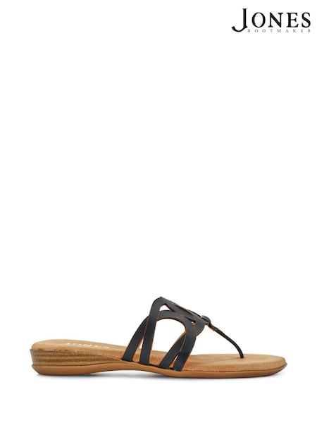 Jones Bootmaker Guava Leather Toe-Post Sandals (F78388) | £59