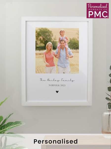 Personalised Photo Upload Framed Print by PMC (F78467) | £18