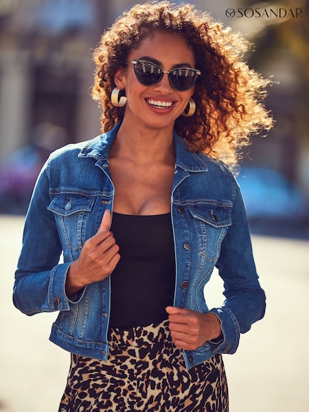 Sosandar Blue Denim Jacket (F78497) | £65