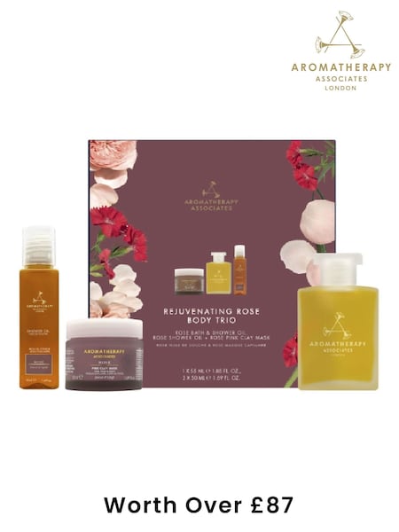 Aromatherapy Associates Rejuvenating Rose Body Trio Gift Set (Worth £87) (F78589) | £58