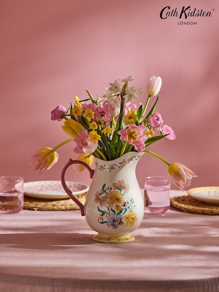 Cath Kidston Yellow Easter Bunny Pitcher Jug Vase (F78725) | £32
