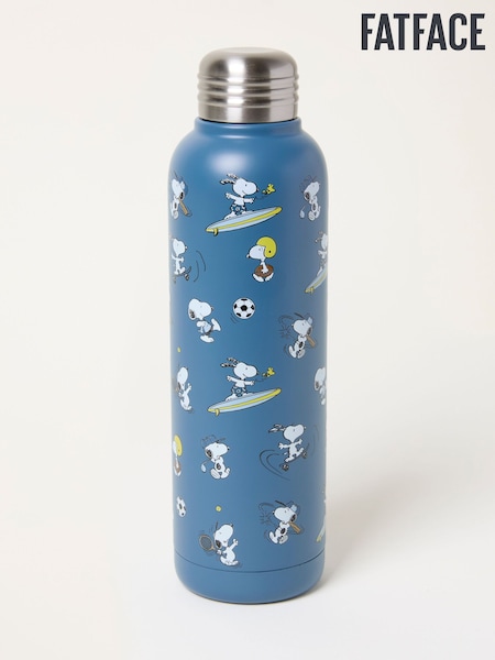 FatFace Navy Sports Snoopy Water Bottle (F78926) | £22