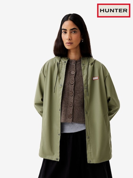Hunter Green Izzy Hooded Jacket (F79179) | £75