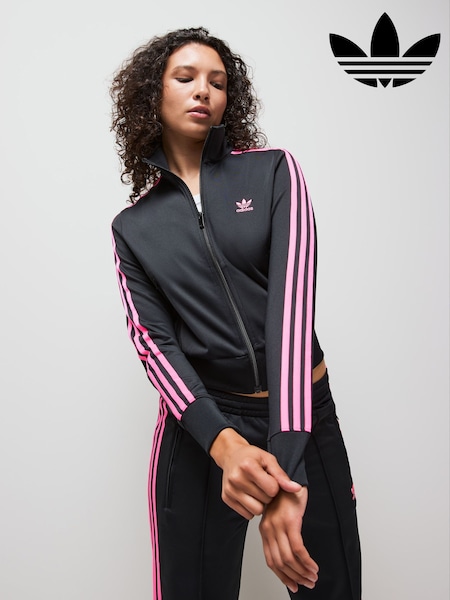 Adidas Originals Black Grey Classic Firebird Track Pant Trousers (F79247) | £55