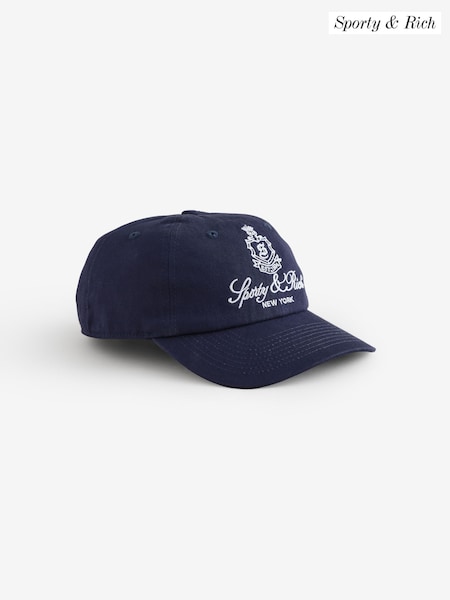 Sporty & Rich Blue Vendome Hat (F79266) | £60