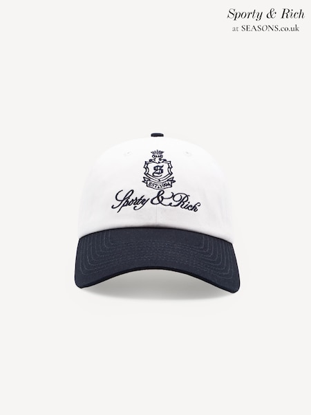 Sporty & Rich White Vendome Hat (F79269) | £60