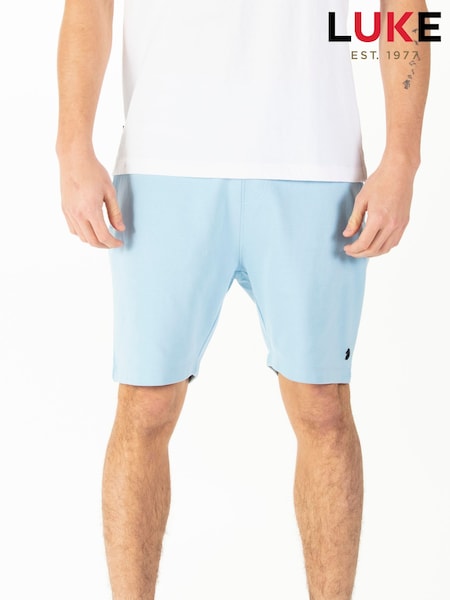 Luke 1977 Antwerp Sky Blue Shorts (F79328) | £40
