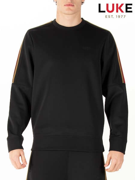 Luke 1977 Daintree Black Sweatshirt (F79348) | £50
