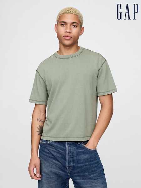 Gap Green Heavyweight Boxy T-Shirt (F79367) | £25