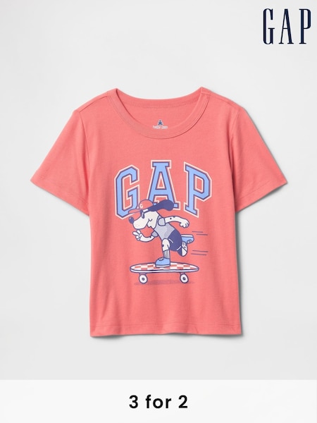 Gap Red Graphic T-Shirt (4-13yrs) (F79682) | £10