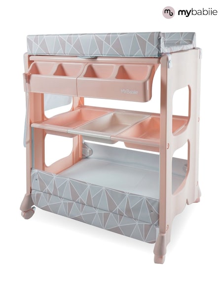 My Babiie Pink Baby Bath and Changing Unit (F79746) | £90