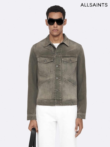 Grey - Regular Allsaints Regular Trucker Jacket