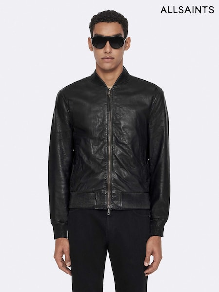 Black - Regular Allsaints Trent Bomber Jacket