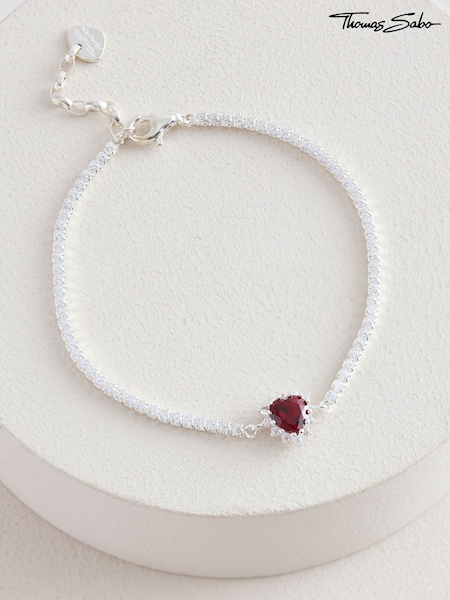 Thomas Sabo Red Romance Heart Bracelet (F80295) | £90