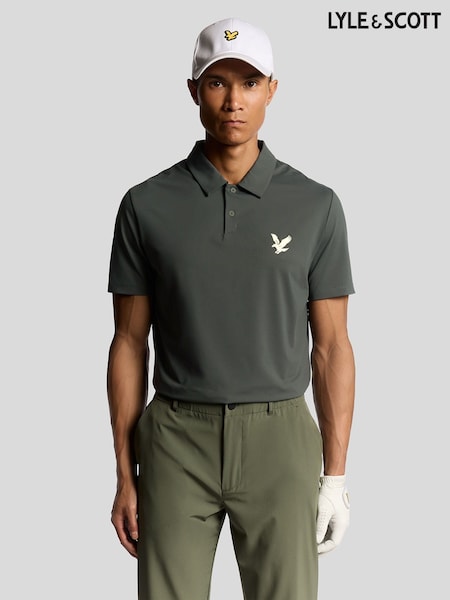 Lyle & Scott Grey Golf Polo Shirt (F80726) | £60