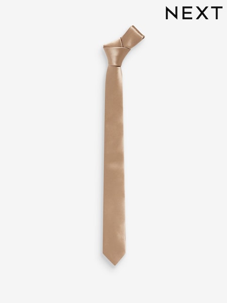 Champagne Gold Tie (3-16yrs) (F80957) | £9