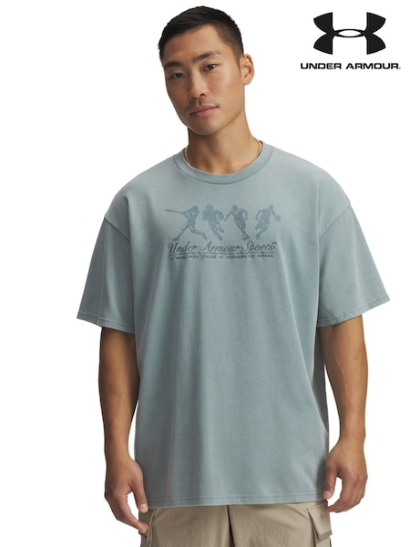 Under Armour Green Athletes Graphic Oversized T-Shirt (F81023) | £41